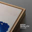Œuvre d'art japonais iris bleu, photos botaniques élégantes, impression sur toile encadrée-123501820-123501822