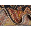 Grand tapis Oushak bleu fait à la main 12 x 15