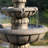 Webbe 2-Tier Outdoor Birdbath Freestanding Water Fountain with Adjustable Pump, Stone-Look Finish & Weather-Resistant Polyresin-741676649