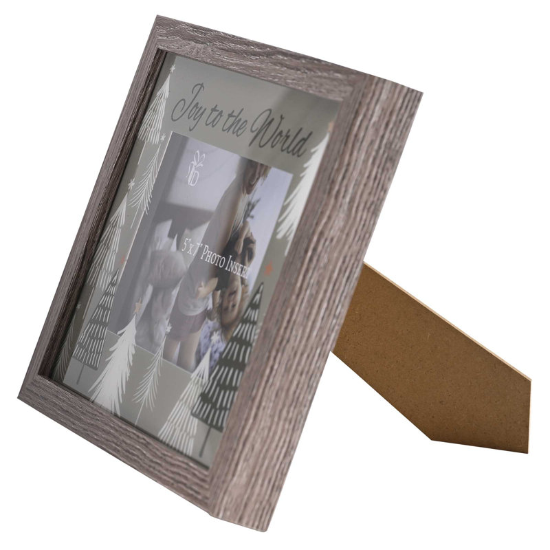 Photo Frame 5x7 Joy To World Pine Trees