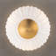 Plafonnier semi-encastré 15 po 3 lumières Mid-Century