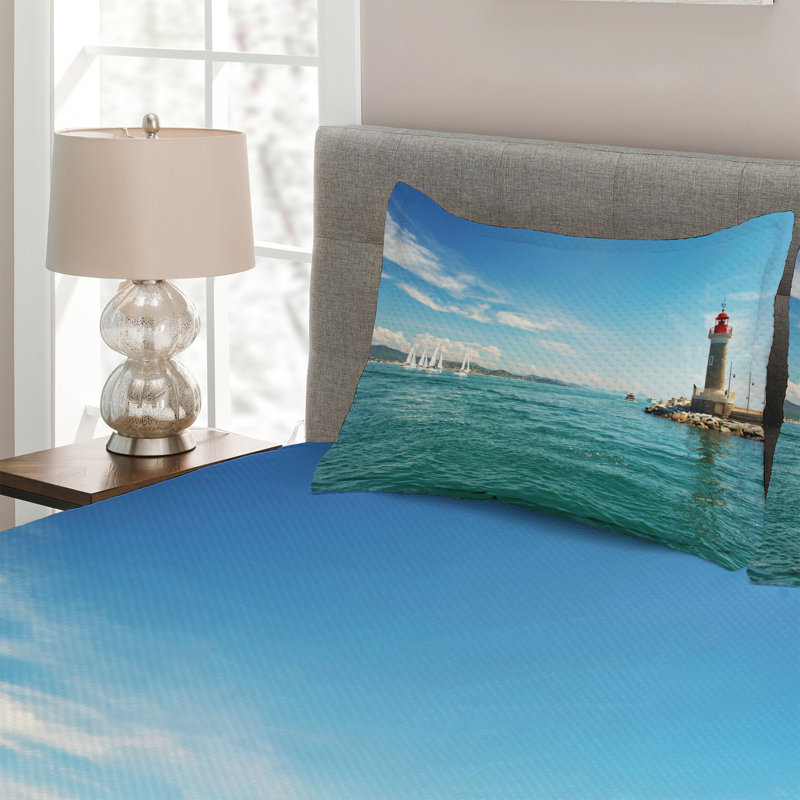 Coastal Polyester Coverlet