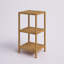 Étagères de salle de bain autoportantes en bois massif l 14,5 po x H 28,5 po x P 13 po Nicieza-1205075011