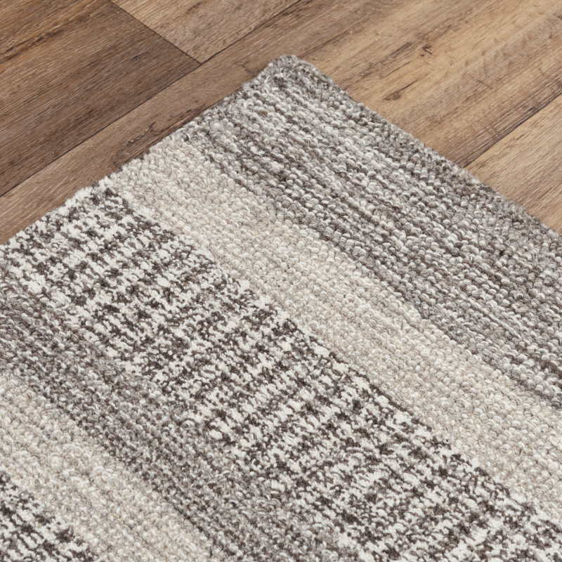 Overlea Wool Striped Indoor Rug, Rectangle 8'6" x 11'6"