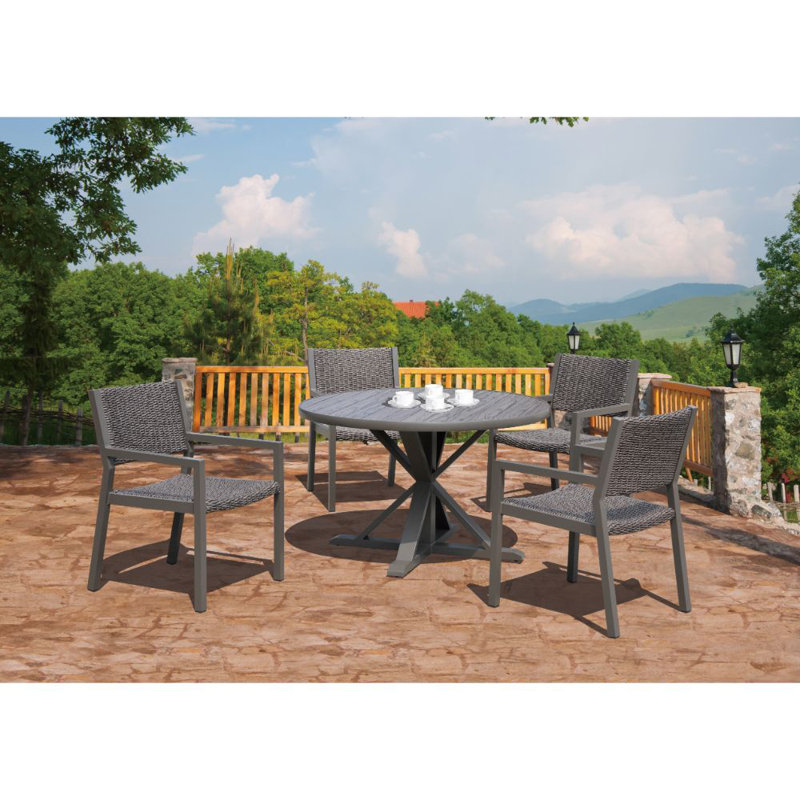 4 - Person Patio Dining Set with Round Table