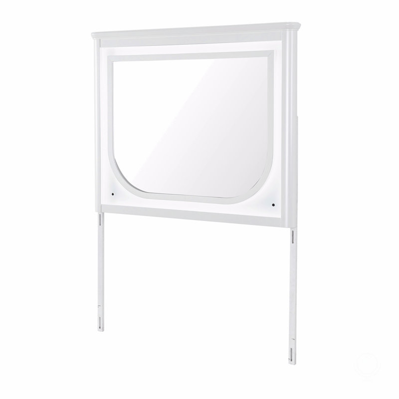 Mirror With Led, Gray