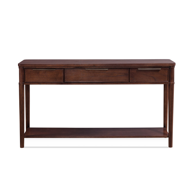 Clair 58'' W Solid Wood Console Table, Coffee