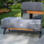 Banc d'extérieur en aluminium