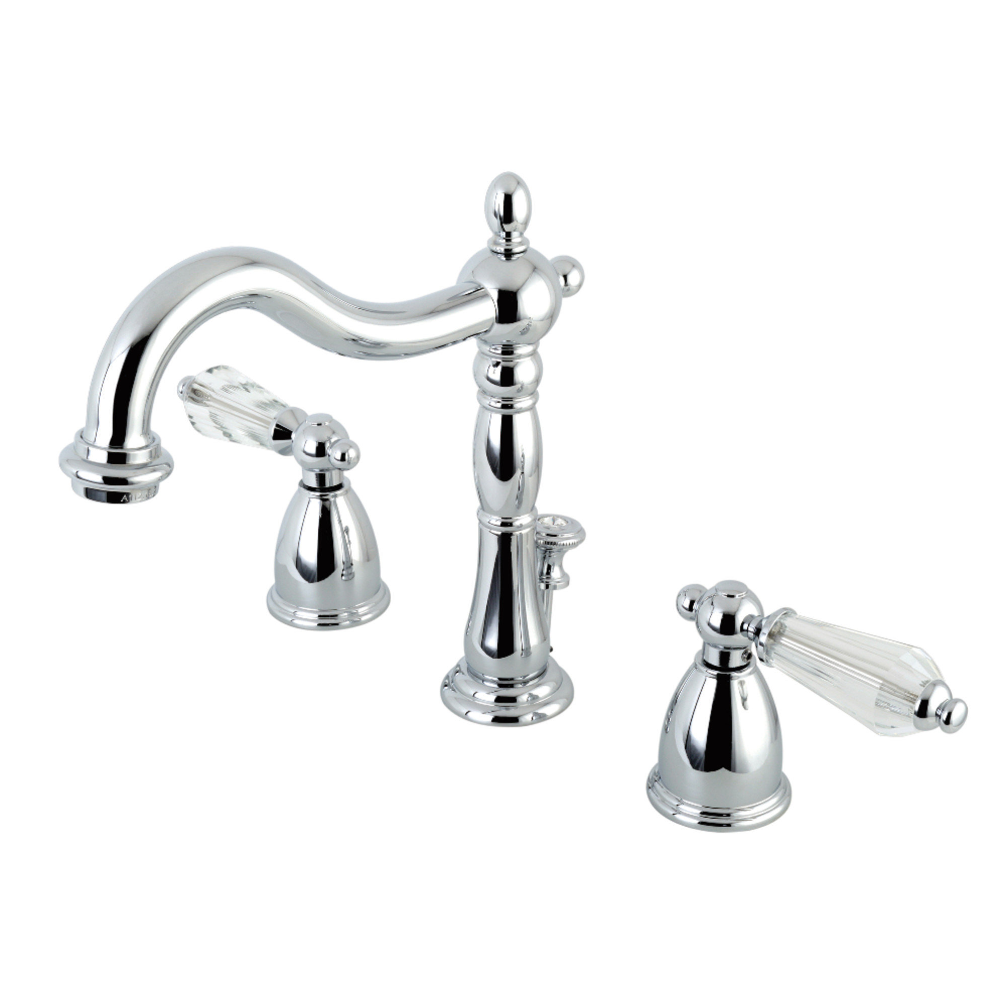 Kingston Brass Wilshire Widespread Bathroom Faucet with Drain Assembly ...