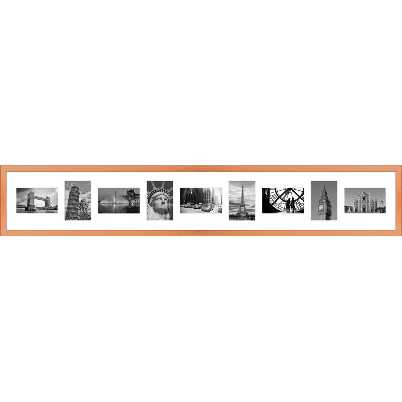 Lareesa Wood Picture Frame with Mat, Copper