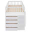 Lit superposé simple sur simple avec 4 tiroirs et 3 tablettes-1768069736