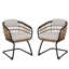 Ensemble de 2 chaises en osier