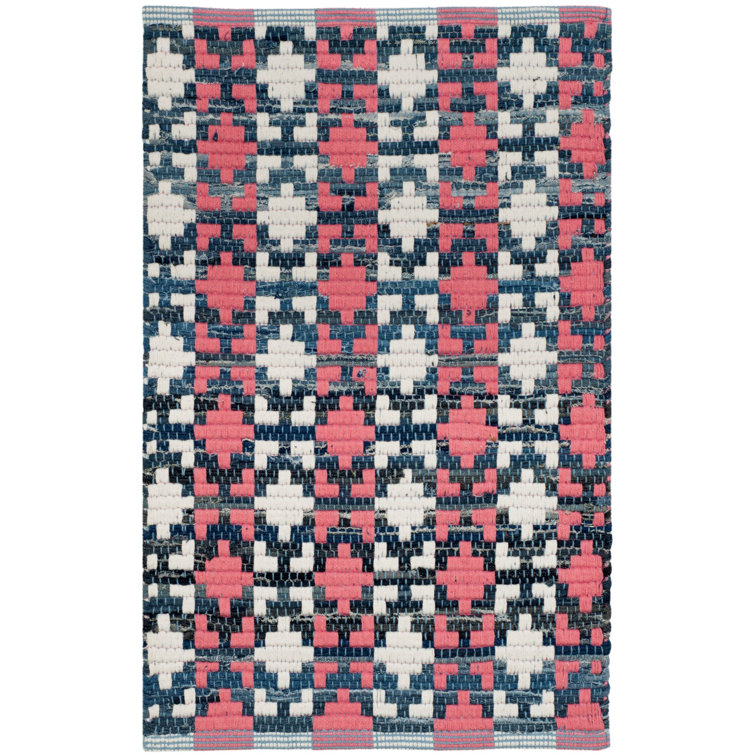 Montauk Hand Woven Cotton Geometric Rug