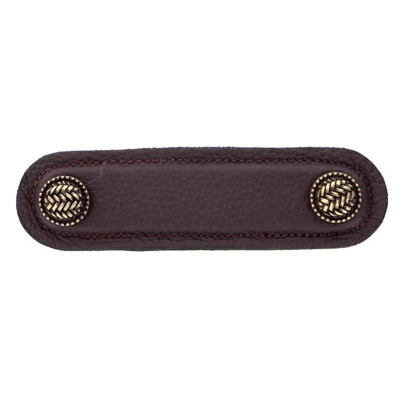 Cestino Bar / Handle Pull, Antique Brass
