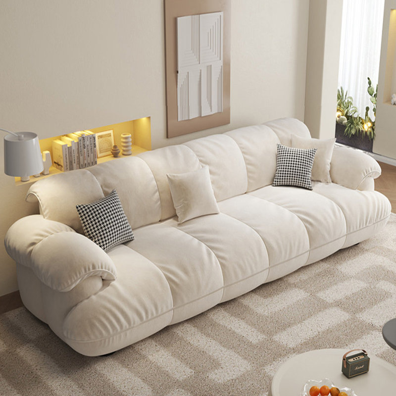 Coussin de coussin en polyester vert, Blanc