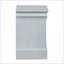 Table de chevet 2 tiroirs Platine Louis Phillipe