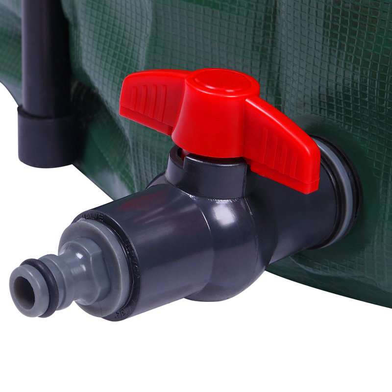 Baril de pluie portatif 50 gallons, H 34,65 po x l 23,62 po x P 23,62 po