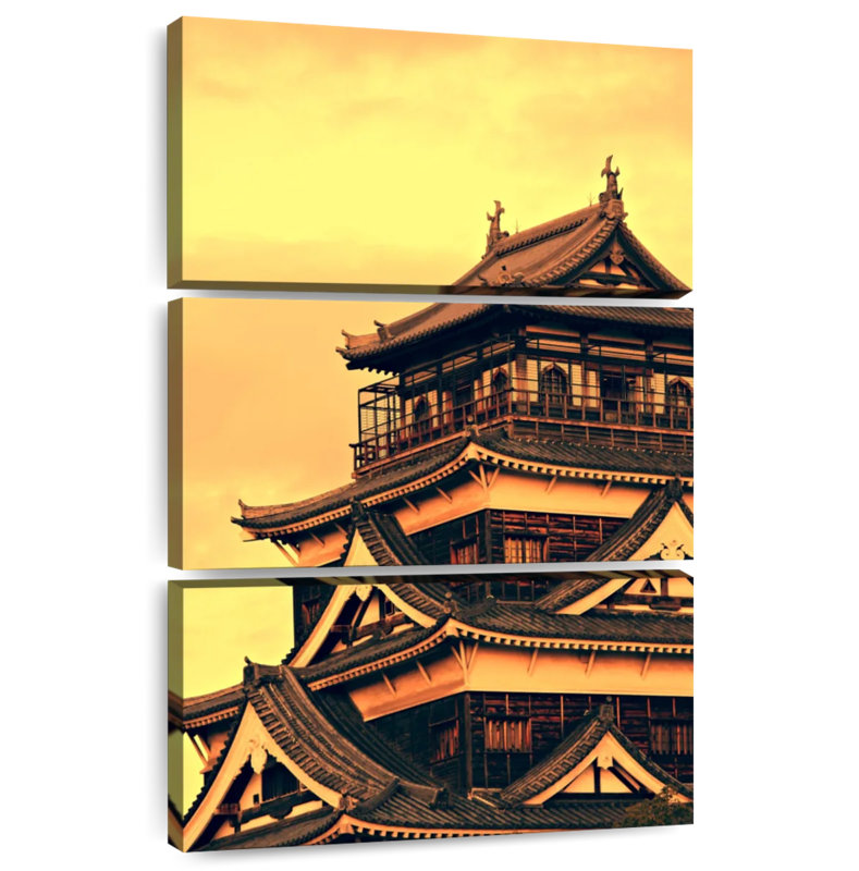 Lilie Hiroshima Castle, 32" H x 20" W