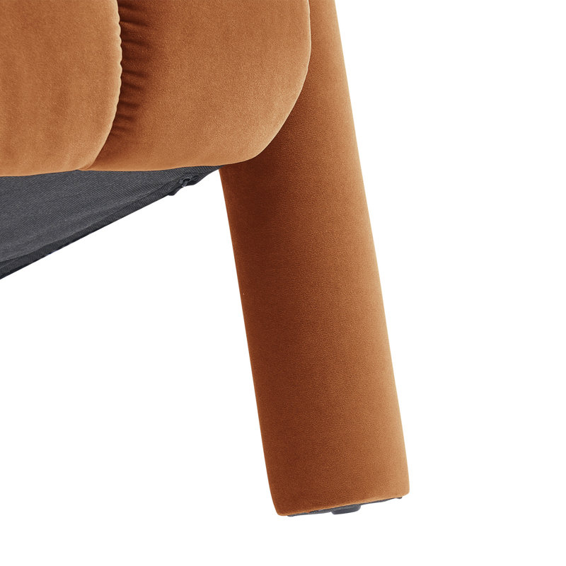 Chaise d'appoint Tubbi, Russet, Rouge-brun