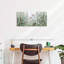 Ensemble de 3 champs de fleurs sauvages sur toile-970762675