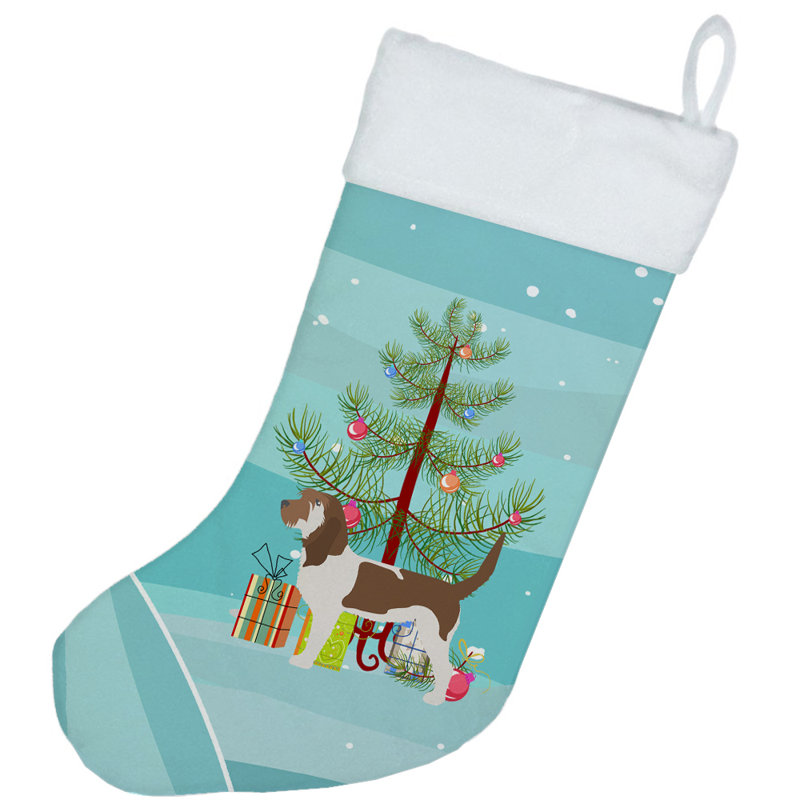 Chaussette de noël joyeux de noël, Grand basset griffon vendéen