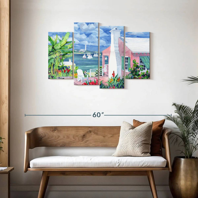 Bermuda Cove, 27" H x 43" W