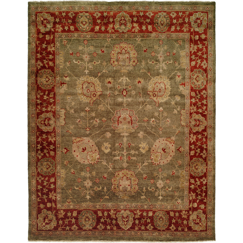 Wool Oriental Area Rug, Runner 2'6" x 10'