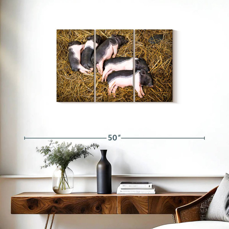 Brampt Piglet Quintet, 20" H x 33" W