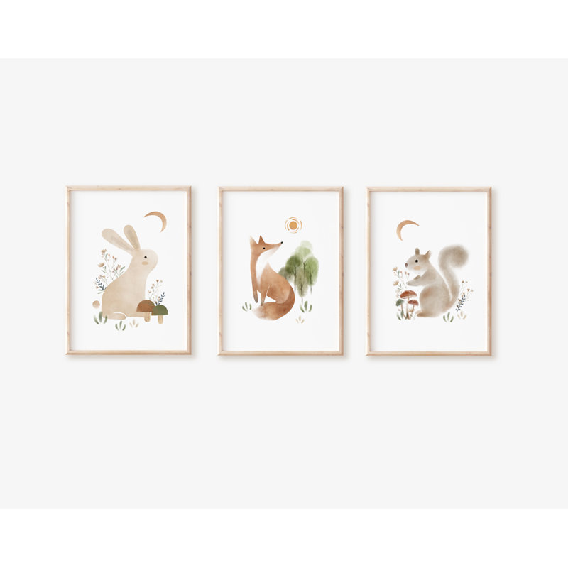 Woodland, reproduction d'art sans cadre