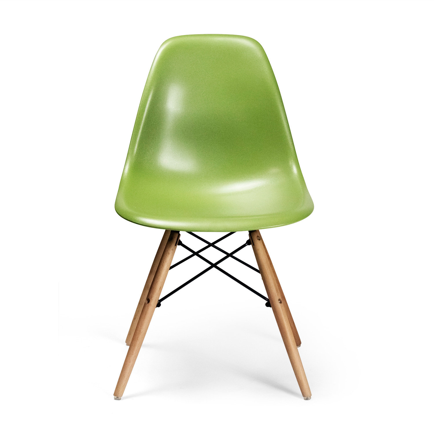 Jordan Dining Chair, Green, Natural