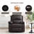 36.22" Faux Leather Manual Swivel Rocker Recliner-281734400