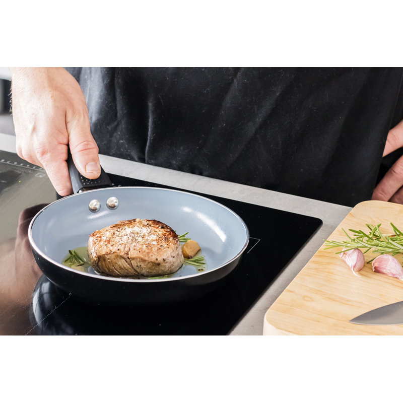 MasterClass Ceramic Non-Stick Eco Fry Pan, 20 cm