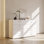 Commode double l 55,1 po à 8 tiroirs Johnica