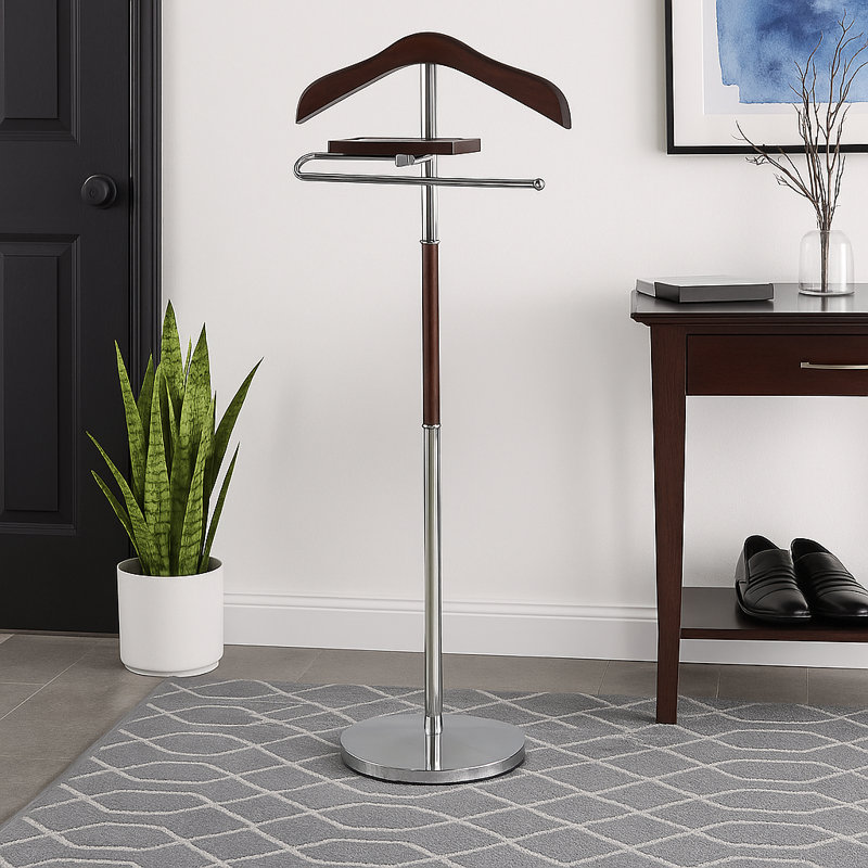 Oxford Solid Wood Freestanding Valet Stand