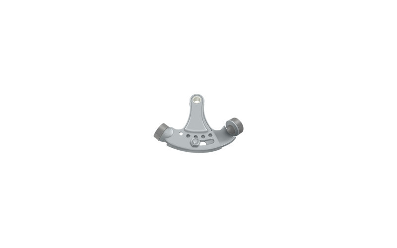 Deltana HPA69CR003 Hinge Pin Stop, Hinge Mounted, Adjustable in PVD Polished Brass, 58" W x 13" W x 13" D, Brushed Chrome