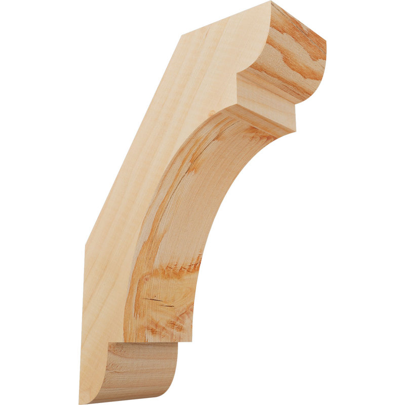 Attelle de genou olympique, Sapin de Douglas, Attelle lisse, H 12 po x l 3,5 po x P 8 po