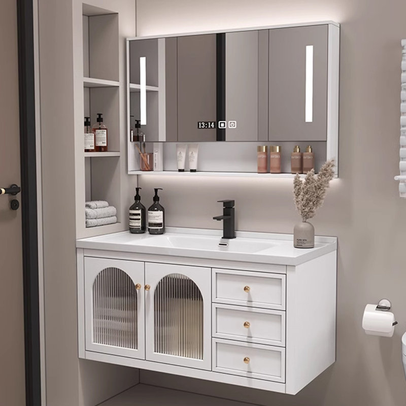 Modern light luxury vanitie bathroom cabinet