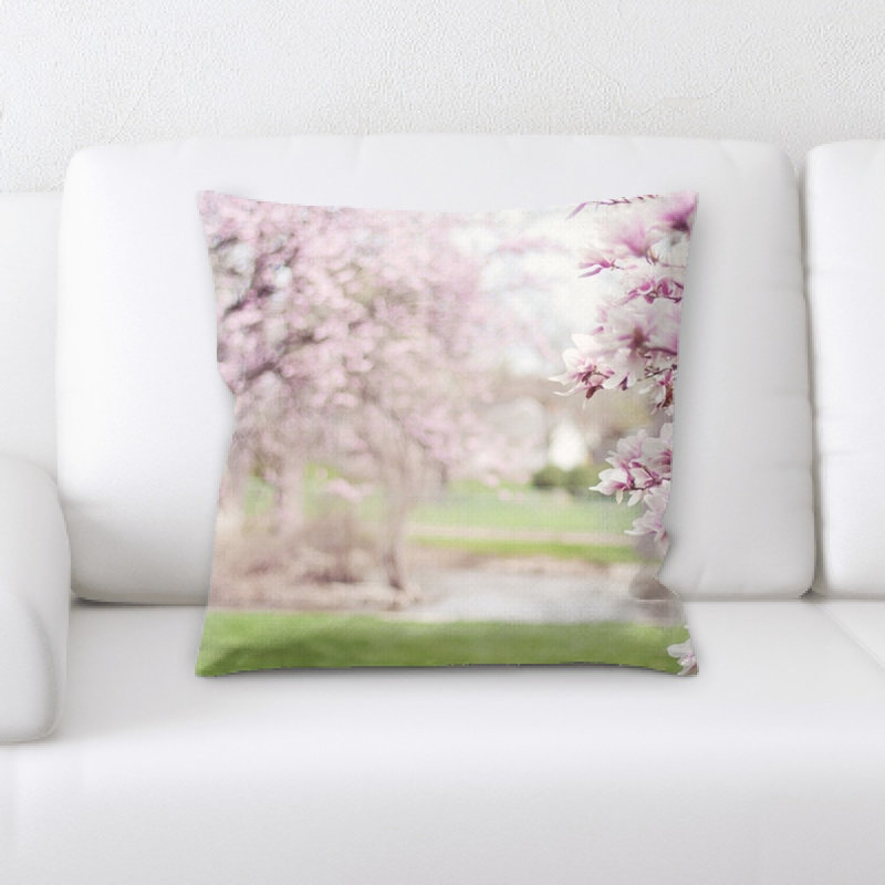Nature Microsuede Reversible Throw Pillow