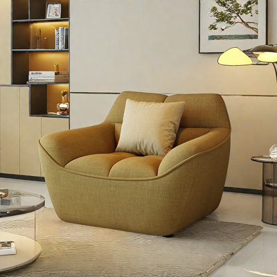 Modern Simple Cream Style Living Room Sofa