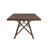 Cipolla Wood Finish 72"-90" Extendable Dining Table-630342282