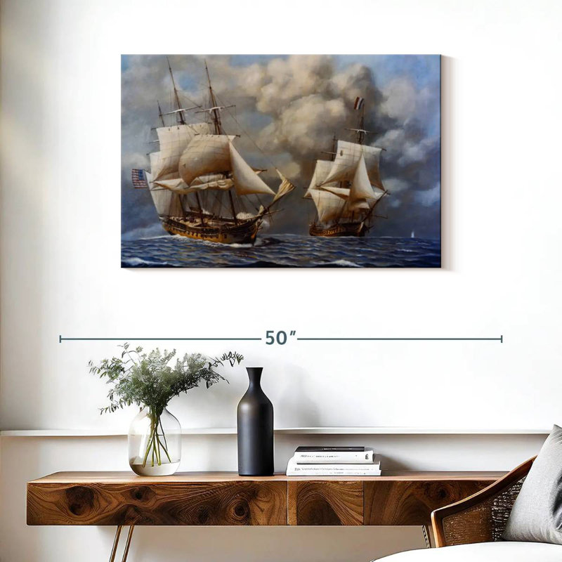 Mehar Naval Battle, 24" H x 36" W