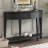 Modern Curved Console Table
