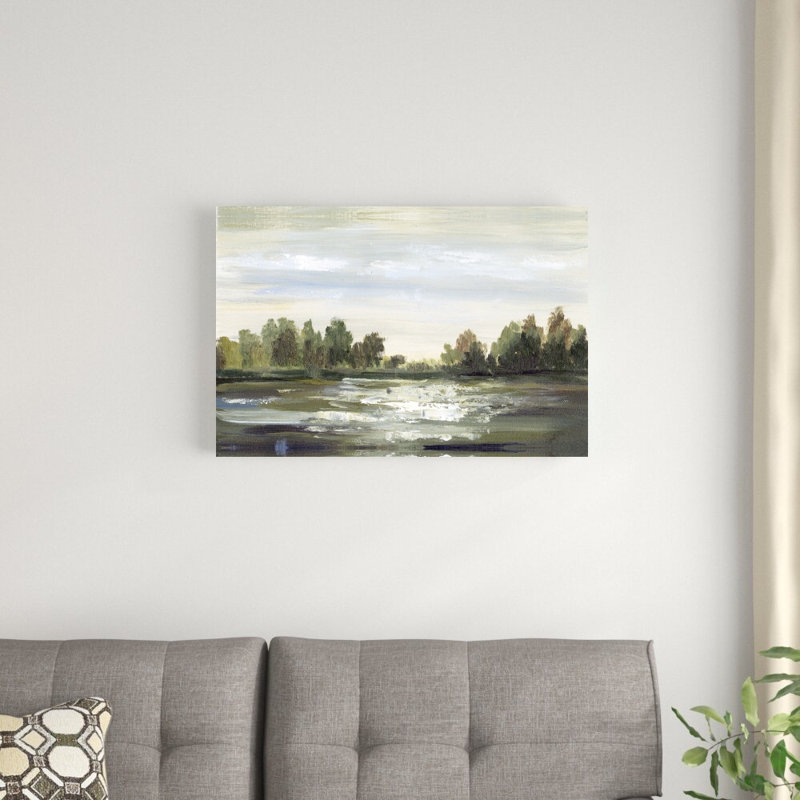 "Tree Line horizon", reproduction d’art sur toile tendue, H 20 po x l 30 po