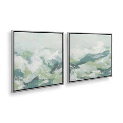 Ensemble de 2 vagues ondulées Verdant