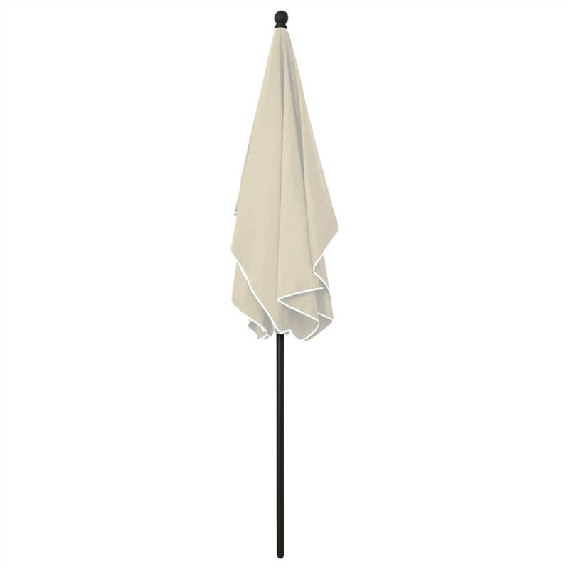 Jaxxon 210cm X 140cm Rectangular Market Parasol, Cream
