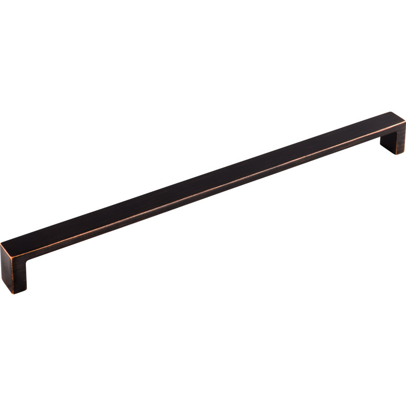 Modern Metro Bar Pull, Tuscan Bronze, 12" Center to Center