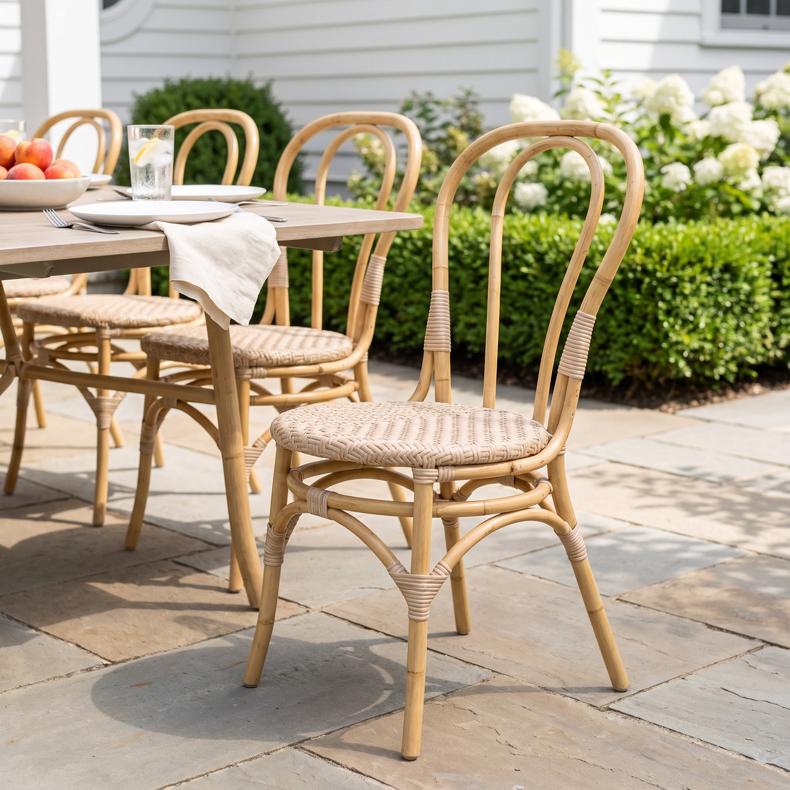 Wicker Patio Dining Side Chair