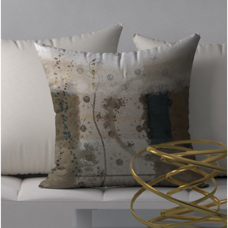 Housse de coussin carrée/insert, 18 po x 18 po