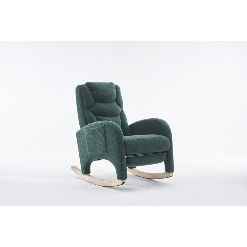 Chaise berçante Teddy, Vert