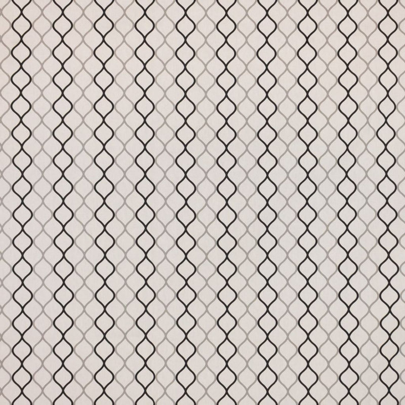 Tissu 100% coton graphite à treillis réseau